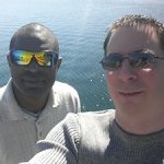 Tony and Ron on Ferry