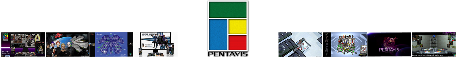 Banner image showing Pentavis logo and products